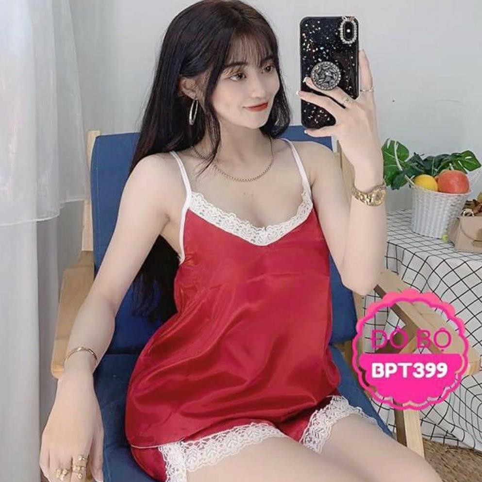 Đồ ngủ sexy 🦋 FREE SHIP 🦋 DN8 Đồ ngủ sexy lụa hai dây, mịn mịn, quyến rủ | BigBuy360 - bigbuy360.vn