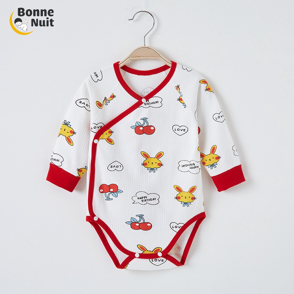 [GIÁ SỐC] Bodysuit Cartoon tay lửng 100% cotton hoạ tiết siêu xinh cho bé