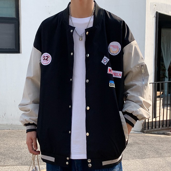 Áo khoác bomber phong cách Hàn Quốc thời trang cho nam