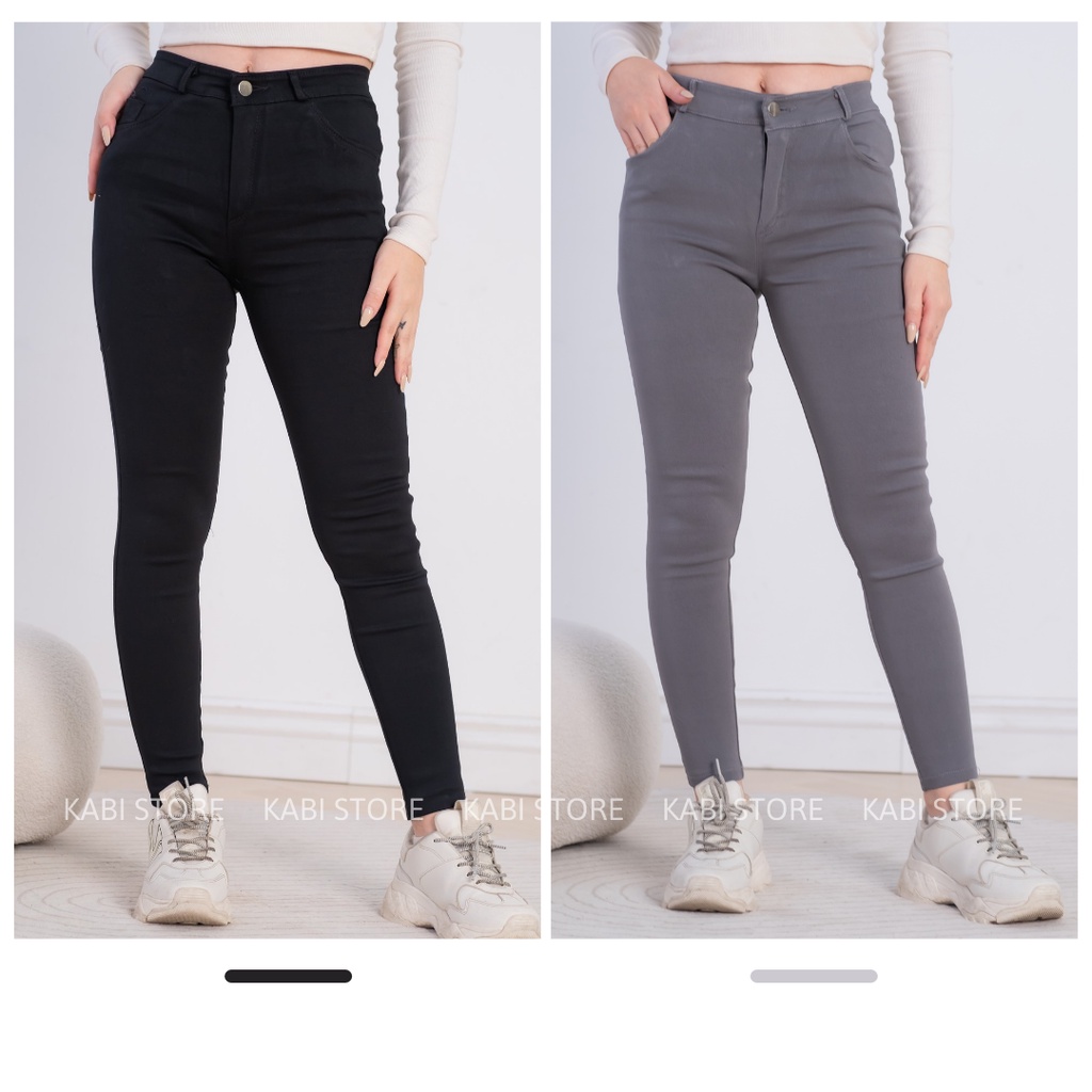 Quần Bò Giấy - Quần Jean Nữ Lưng Cao Co Giãn 4 Chiều Siêu Hack Dáng Kabi J01 | BigBuy360 - bigbuy360.vn