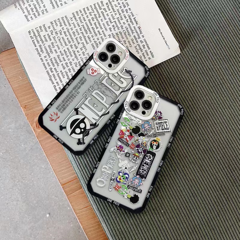 Ốp Điện Thoại In Hoạt Hình One Piece Cho IPhone X XR XS Max 7 8 6 6s Plus SE 2020 IPhone 13 14 12 11 Pro Max 13Pro Max