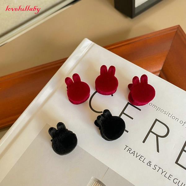 Kẹp tóc thiết kế trái tim/ thỏ nhiều màu sắc tùy chọn đáng yêu dành cho nữ