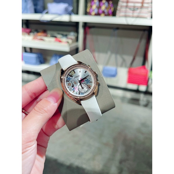 Đồng Hồ Auth Nữ Fossil Case 34mm, chống nước 30m