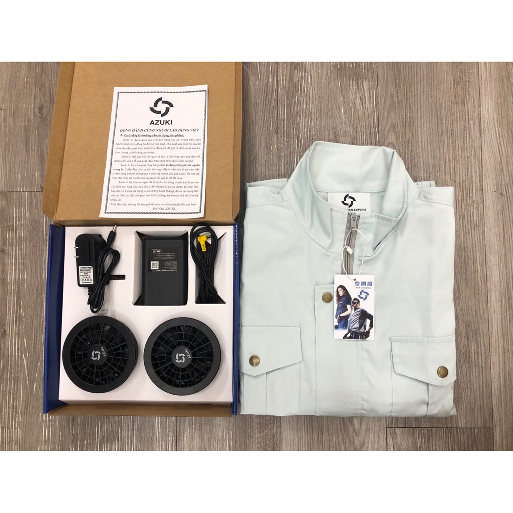 Áo Điều Hòa Nhật Bản AZUKI Chống Nắng Nóng TOP 1 Bán Chạy Nhất Năm 2021 - Bảo Hành 1 Năm - Lỗi 1 Đổi 1 | BigBuy360 - bigbuy360.vn