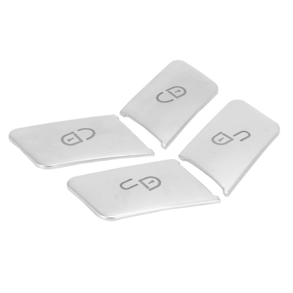 Set 4 Ốp Trang Trí Nút Bấm Cửa Xe Hơi Mercedes-Benz Gla Cla Glk Gle Cls Ml Gl A B C E-Class