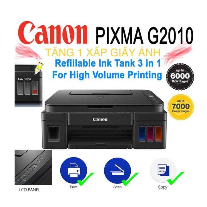 MÁY IN CANON G2010 CHÍNH HÃNG