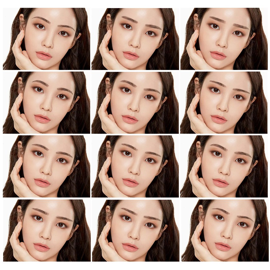 Bộ 8 Khuôn Kẻ Lông Mày Dán Hàn Quốc Mộc 68 shop