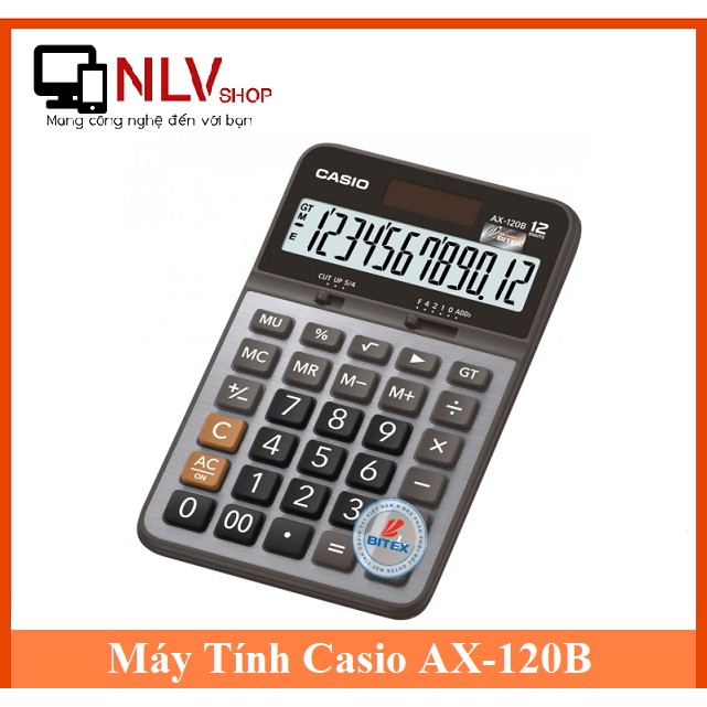 Máy Tính Casio AX-120B ✔️Chính Hãng ✔️ Bảo Hành 2 Năm