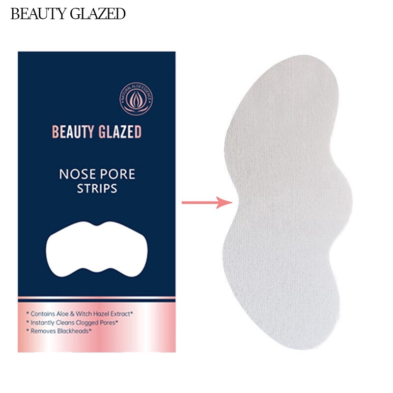 Mặt nạ đắp mũi BEAUTY GLAZED loại bỏ mụn đầu đen làm sạch sâu cho da