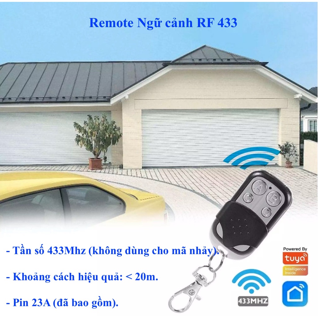 Công tắc / remote Ngữ cảnh thông minh, dùng sóng RF433/ 433MHZ/ 433 MHZ