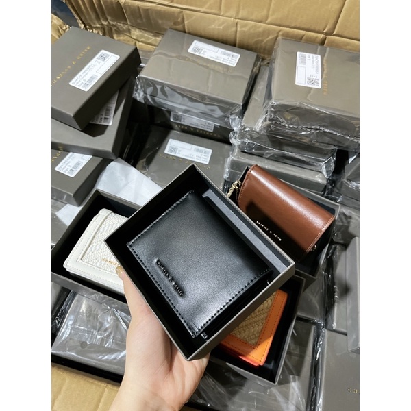 Ví cê ca kèm dây đeo chéo các bản chất da trơn + dạ + cói đan  kèm hộp 0995-1