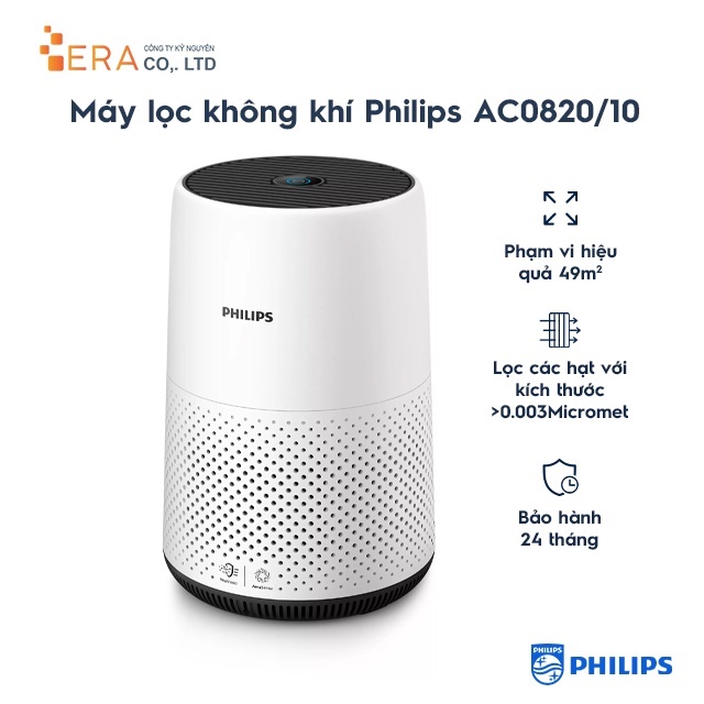 [Mã ELMALL1TR giảm 5% đơn 3TR] Máy lọc không khí Philips AC0820/10 - Hàng chính hãng