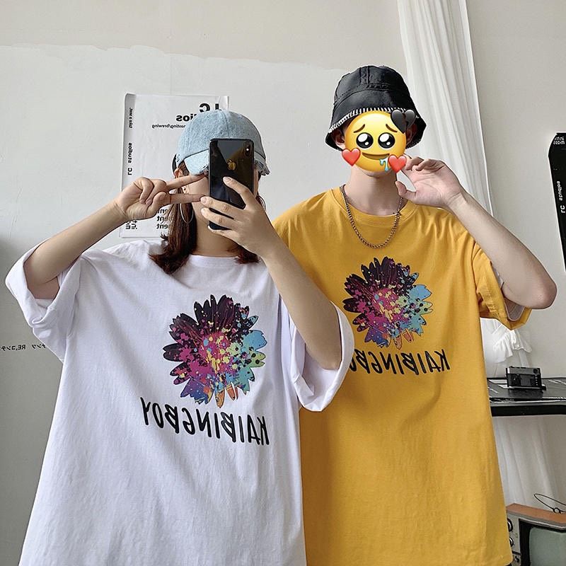 Áo thun tay lỡ unisex bông Kaibingboy