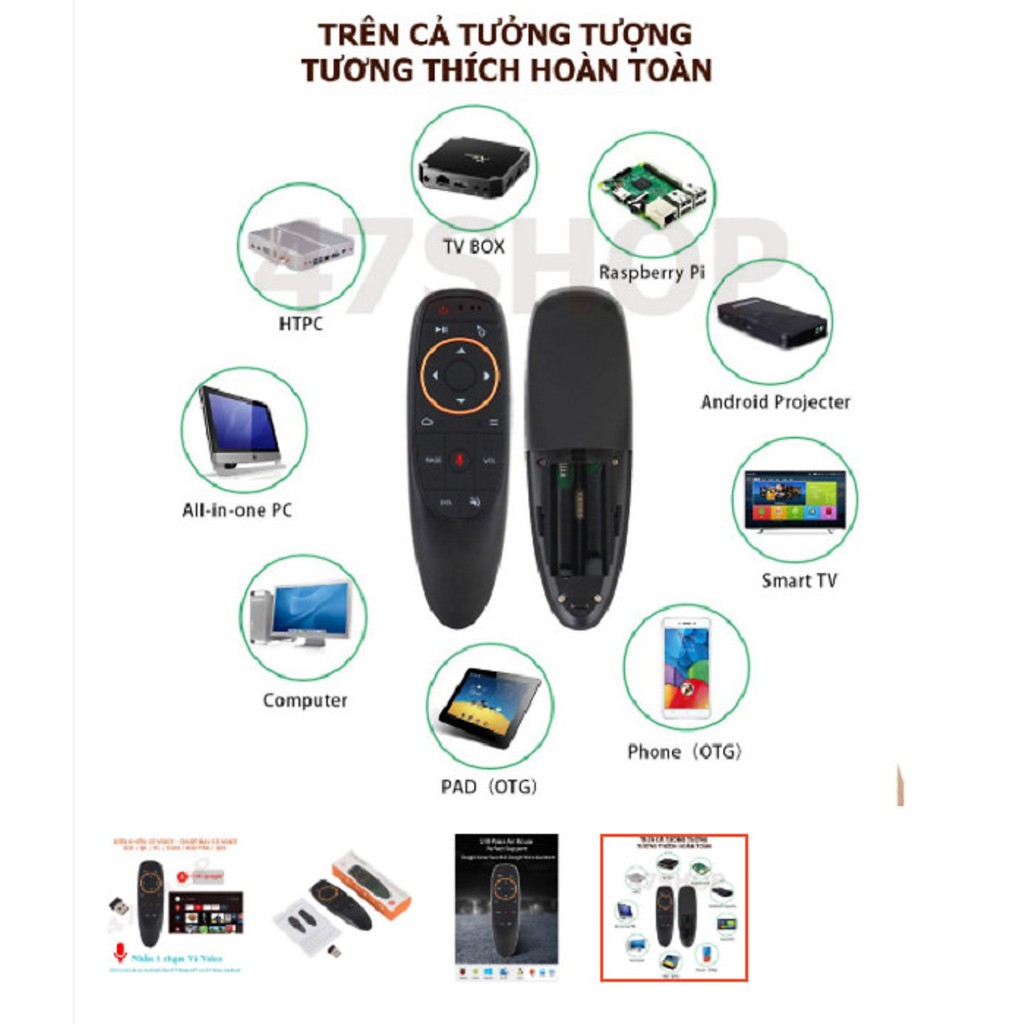 Chuột Bay Điều Khiển Giọng Nói G10S - Hàng Nhập Khẩu