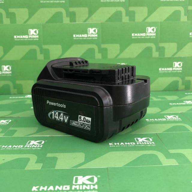 Vỏ mạch pin Dewalt 14.4V 4S - 2P Li-ion trượt và nhận sạc zin, đầy tự ngắt