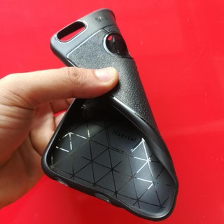 [Xả Lỗ] Ốp Lưng iPhone 6 Plus/6s Plus Dẻo Giả Da Đen Đẹp Chống Shọck