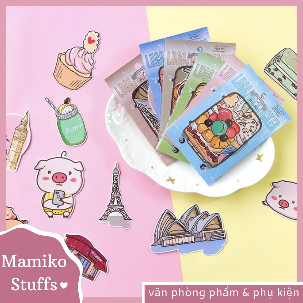 STICKER DÁN VALI CHỐNG NƯỚC NHIỀU CHỦ ĐỀ