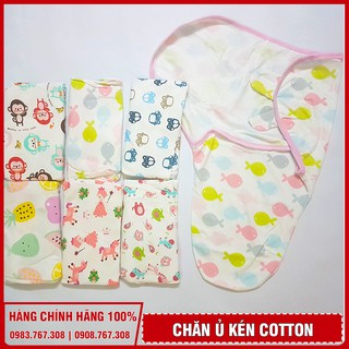 Chăn Ủ Quấn Cotton - Chăn Ủ Kén Cotton Nhiều Họa Tiết