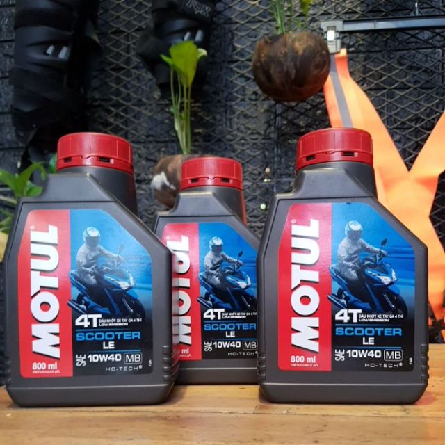 Nhớt Motul Scooter Le 4t 10w40, nhớt motul xe ga 10W40 (0.8l)