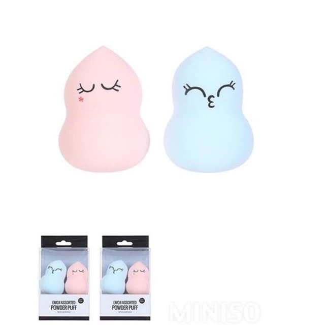 MÚT TÁN NỀN MINISO EMOJI ASSORTED POWDER PUFF