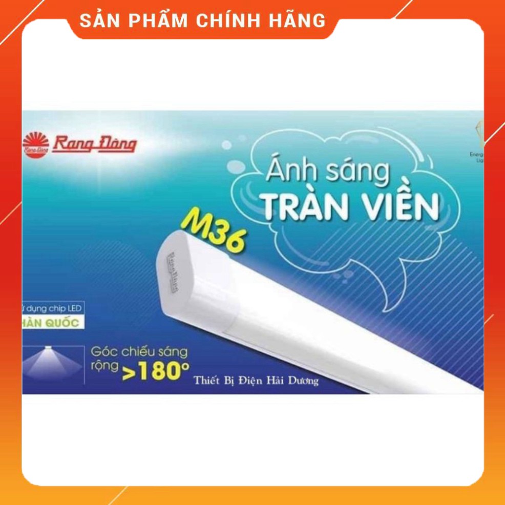 Bộ đèn tuýp LED bán nguyệt tràn viền 20W 60cm Rạng Đông, LED chip Hàn Quốc M36 KATE19