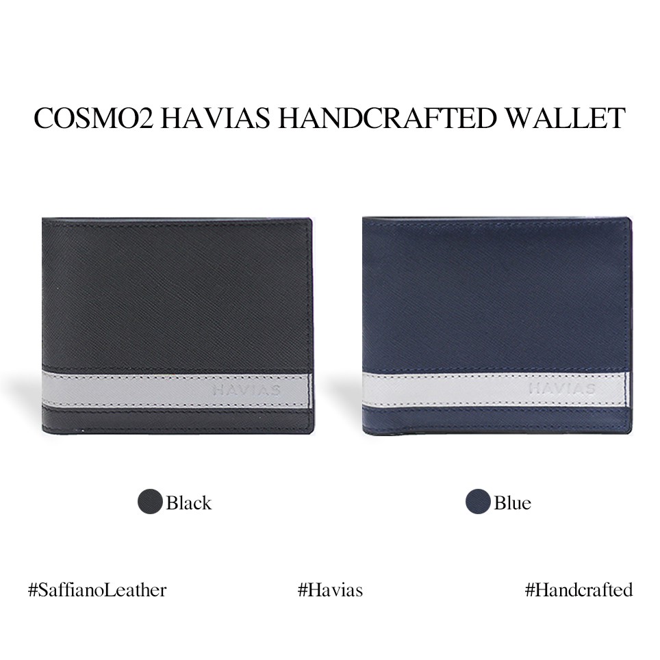 Ví da Cosmo2 HAVIAS Handcrafted Wallet Black