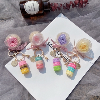 Móc Khóa Hình Bánh Macaron Dễ Thương