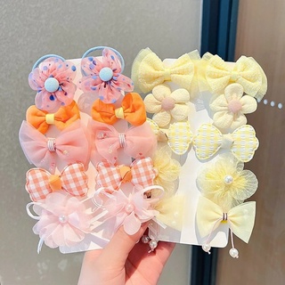 Set 10 Dây Cột Tóc Nơ Hàn Quốc