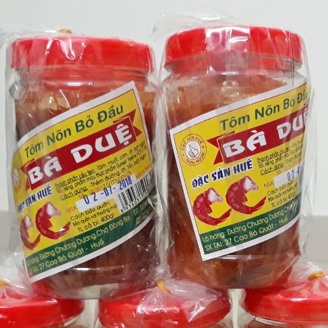 😀Tôm Chua Huế😀Tôm Chua Bà Duệ Đặc Sản Huế Thơm Ngon Hảo Hạng 500g