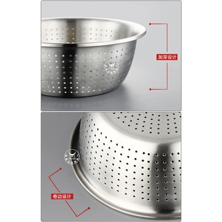Rổ  inox 26 cm   ( SUS 304 )