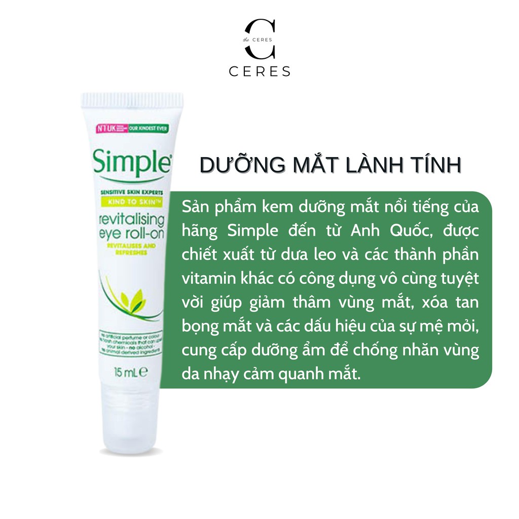 Combo Simple  Tẩy Tế Bào Da Chết Dịu Nhẹ