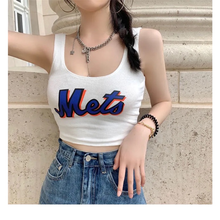 Áo yếm mini không tay gợi cảm / Đen / Trắng