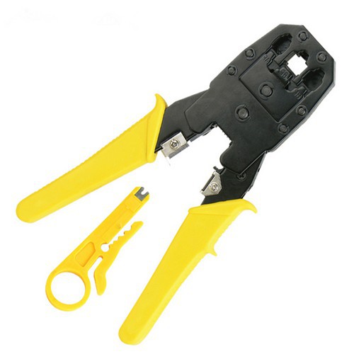 Kìm bấm mạng đa năng BS vàng đen kìm xuyên thấu kìm mạng xanh  LOVIEM