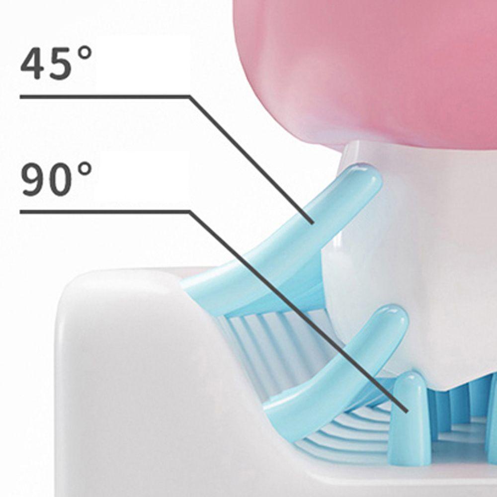 Bàn Chải Đánh Răng AUGUSTINA Mềm Mại Xoay 360 Độ Hình Chữ U Cho Bé
