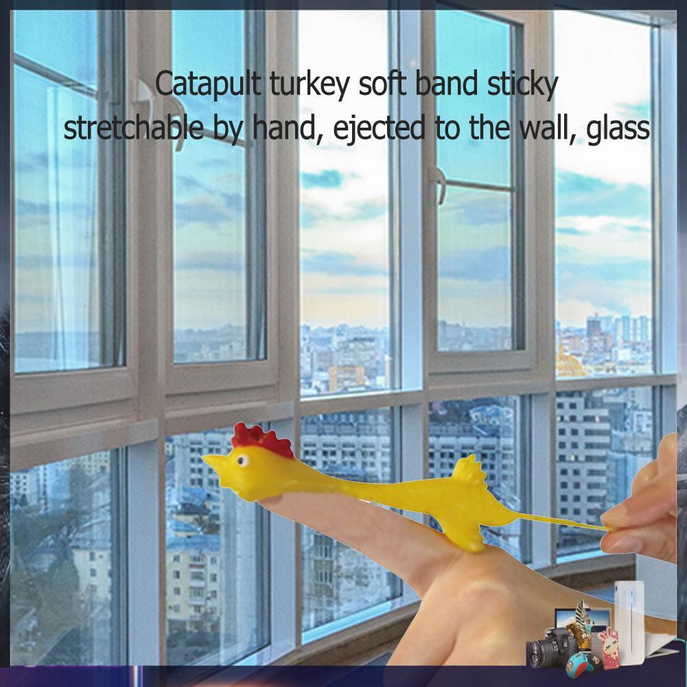 Gà Đồ Chơi Co Giãn Ngộ Nghĩnh 11.5cm