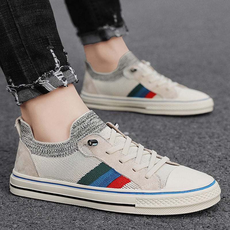 Giày Lười Vải Canvas Mỏng Thoáng Khí Khử Mùi Thời Trang Mùa Hè 2022 Mới Cho Nam