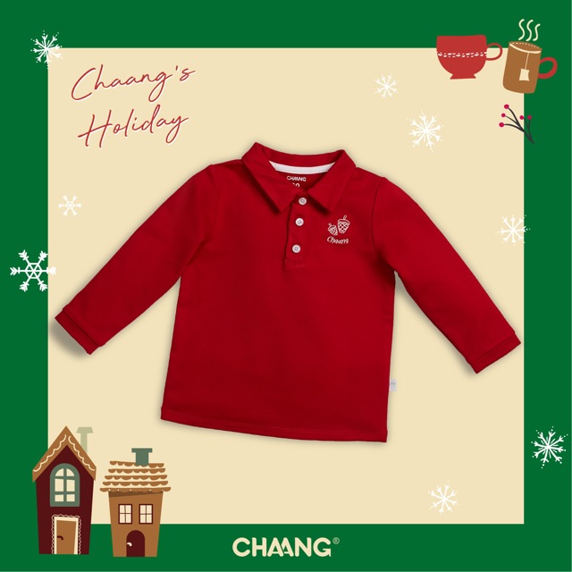 CHAANG - Áo polo dành cho bé trai bé gái
