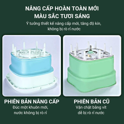 Máy Giặt Mini Gấp Gọn Chính Hãng Khử Khuẩn Tia UV, Vắt khô bảo hành 12 tháng nhà sản xuất