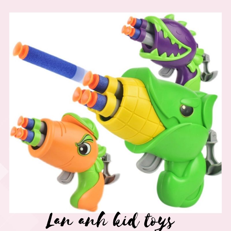 Đồ Chơi Zombie And Plant Cho Bé Trai Tặng Kèm Hình Dán Sticker