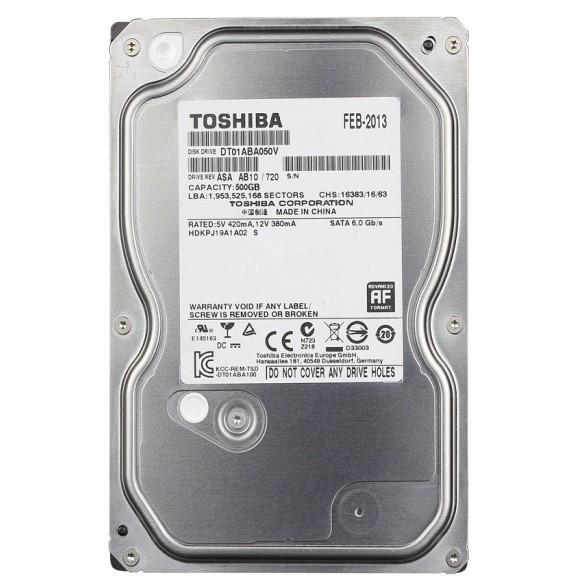 Ổ cứng PC 500GB / 320GB tiêu chuẩn 3.5 Inch dành cho máy tính để bàn