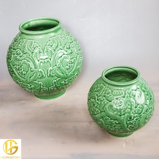 Bình hoa sứ vân rồng
