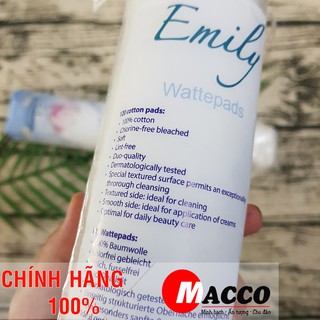 Bông tẩy trang Emily 120 miếng - Đức