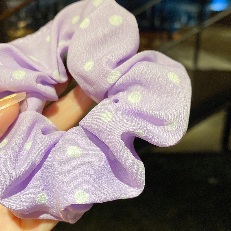 Scrunchies cột tóc, buộc tóc tím hottrend