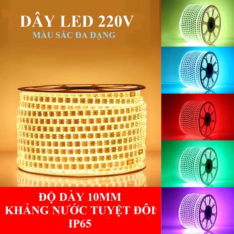 Đèn Led Dây Đôi Trang Trí⚡𝘾𝙝𝙤̂́𝙣𝙜 𝙉𝙪̛𝙤̛́𝙘⚡ Đèn Led 2 Hàng Hắt Trần,Đèn Decor phòng ngủ