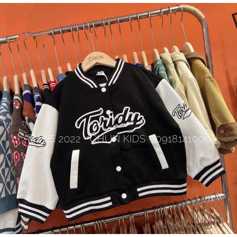 ÁO BOMBER BÓNG CHÀY CHO BÉ