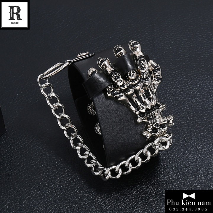 Vòng tay da nam Vòng tay nam VT044