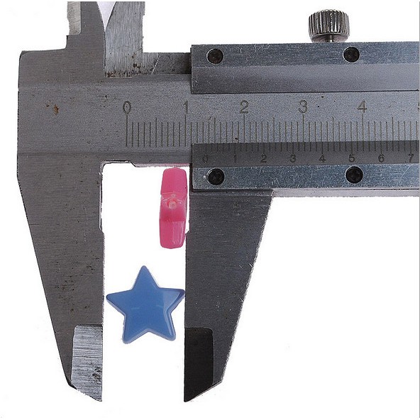 Set 30 hạt nhựa ngôi sao 13mm nhiều màu sắc làm trang sức thủ công