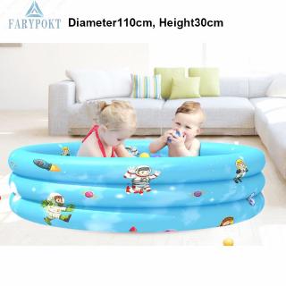 Inflatable Swimming Pool Inflatable Thick Durable Comfortable Family Swimming Pool Backyard Play Center Cartoon