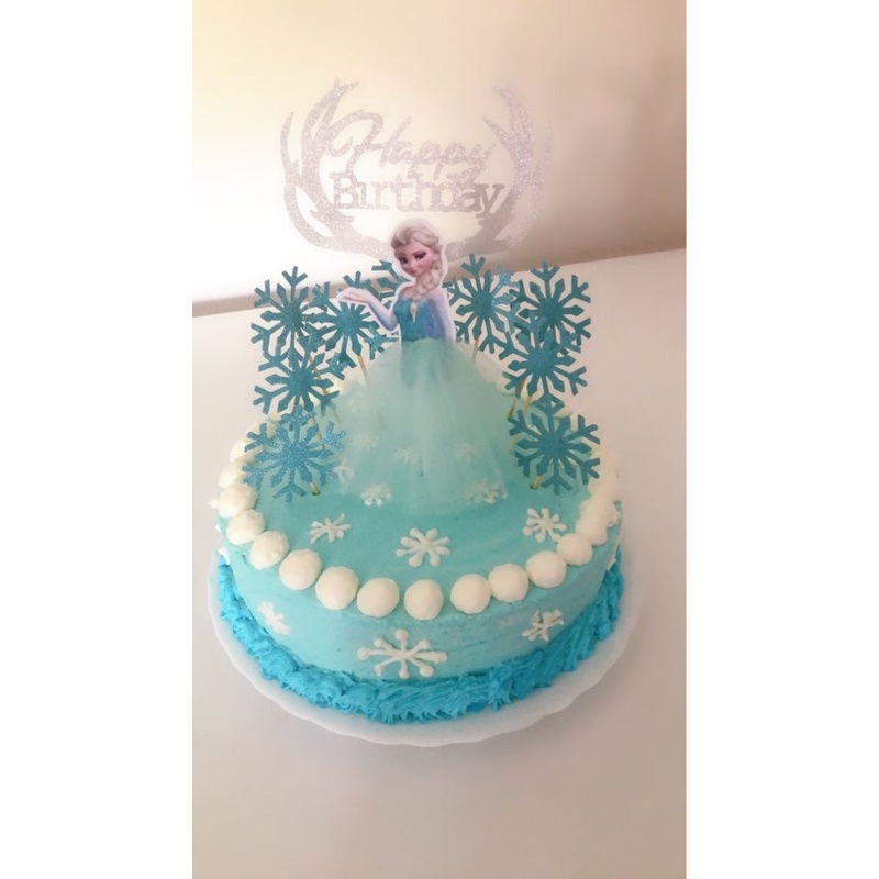 1 Cây Cắm Trang Trí Bánh Kem Sinh Nhật Bé Kích Thước 21cm