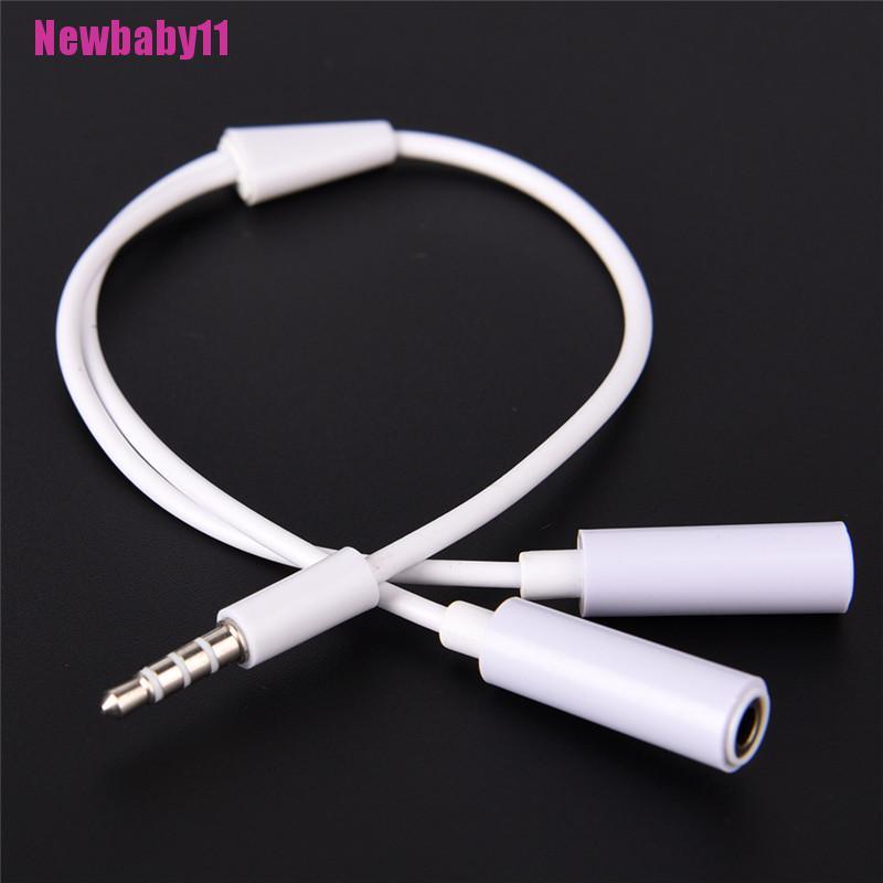 Cáp Chuyển Đổi Từ Baby11) 3.5mm Aux Audio Mic Adapter Male To Female